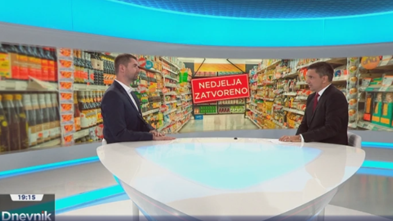 Filipović za HTV-a: Neradnim nedjeljama želimo omogućiti balans između poslovnog i privatnog života